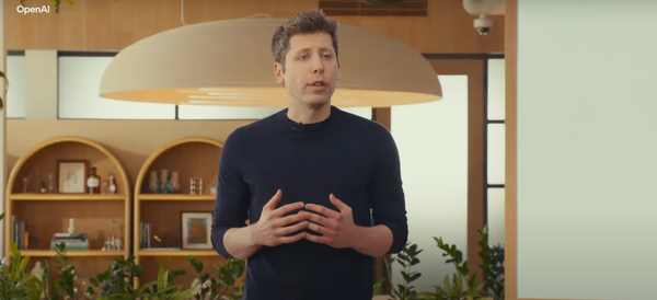Sam Altman launching Chat GPT-5